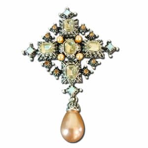 06 Champagne Breakfast brooch