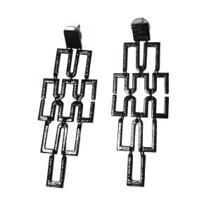 _Bruna - vintage Brutilist drop earings