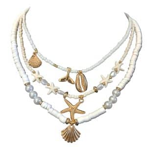 28 White Trio by the Sea